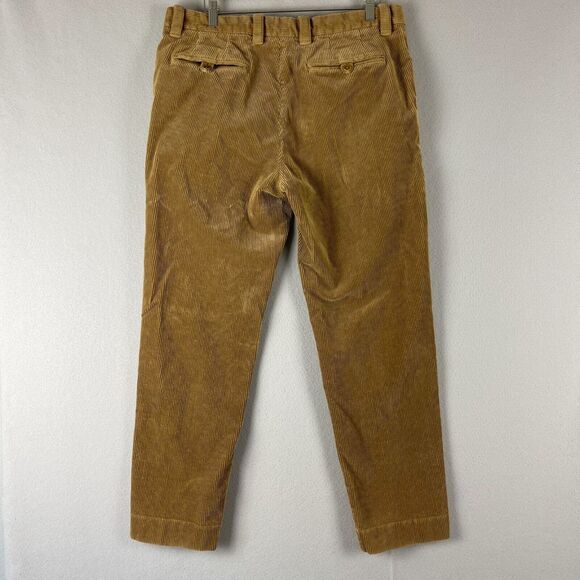 Brooks Brothers Clark Fit Corduroy Pants Mens 38x32 (36x30) Tan Classic - Picture 8 of 15